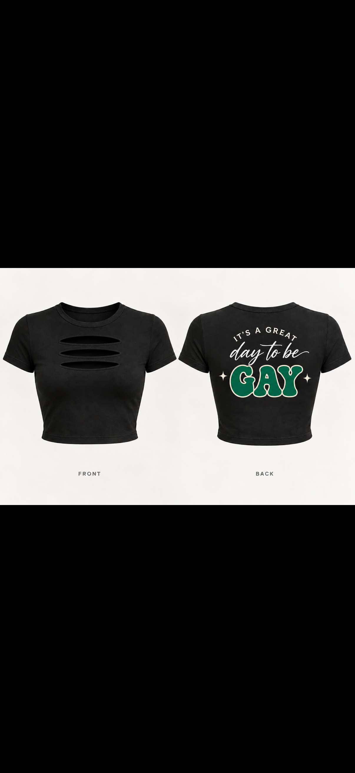 It's A Great Day To Be Gay Crop Top